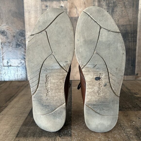 Red Wing 595 Chukka Vintage Leather Lace Up Work Boots Mens 9.5 D - Picture 4 of 12